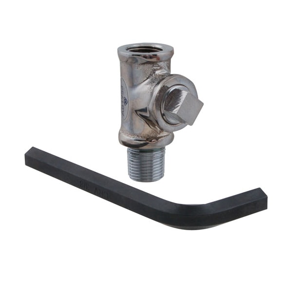 Tee, Rigid , Chrome, Leadfree